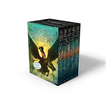 Percy Jackson and the Olympians 5 Book Paperback Boxed Set (New Covers W/Poster)